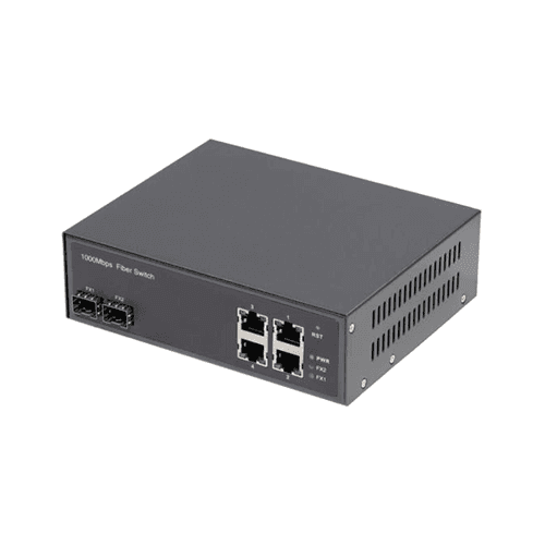 Multi UTP POE Fiber Media Converter, vista 2
