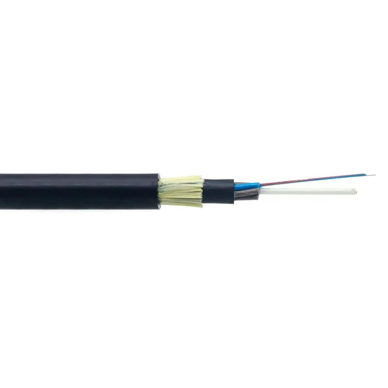 HENGTONG | 100M-ADSS-24B1.3 – CABLE FO ADSS SM 24 HILOS CHAQUETA SIMPLE SPAN 100