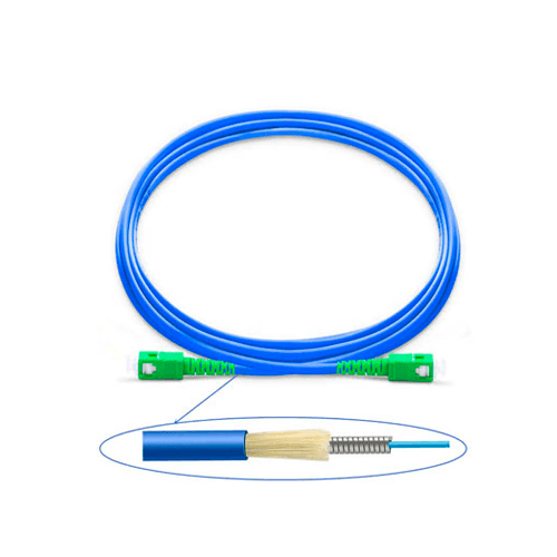 TS-FIBER | TSF-PC-SM-S-3MM-SCAPC-SCAPC-3M – PATCH CORD SM SIMPLEX SC/APC-SC/APC G657A2, 3MM LSZH, 3M