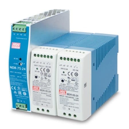 Mean Well | PWR-75-24 – DC Single Output Industrial DIN-rail Power Supply Units