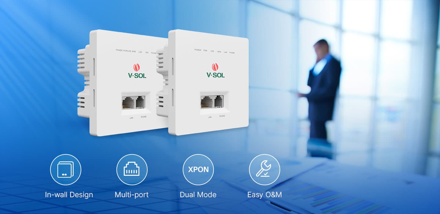 HG322P/HG322PW — 1XPON+1GE+1POTS+Wi-Fi 4 Built-in ONT(86 Type), vista 5