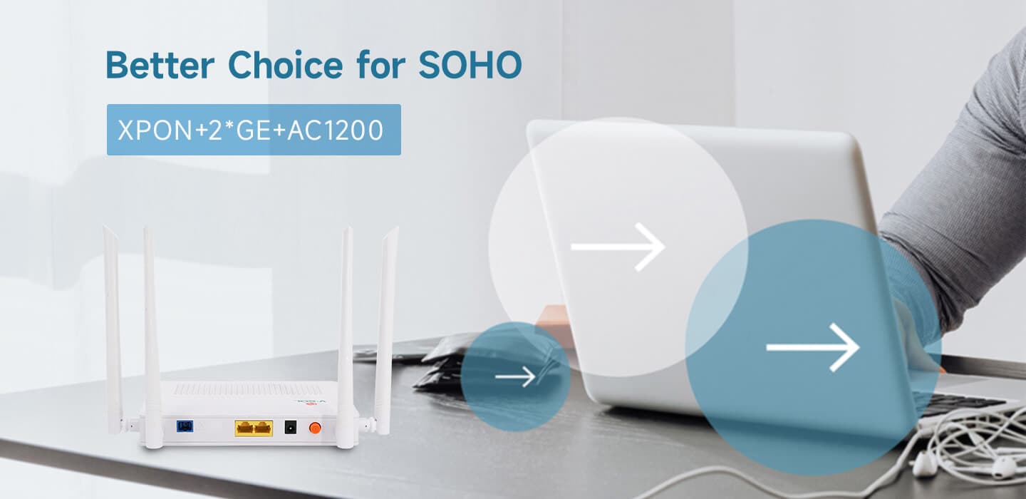 V2802DAC — 1GE(WAN/LAN1)+1GE(LAN)+Wi-Fi 5 ONU, vista 7