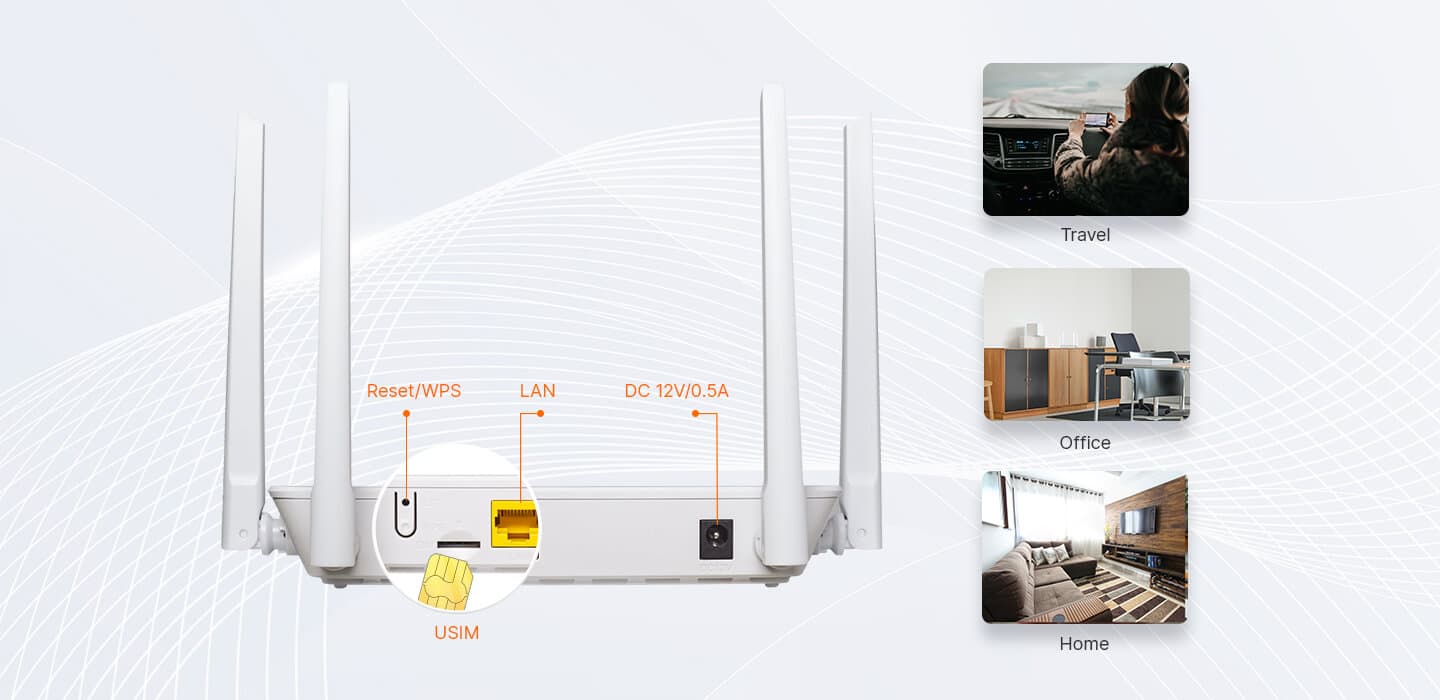 XMC1841E — Cost-effective LTE CAT4 CPE, vista 11