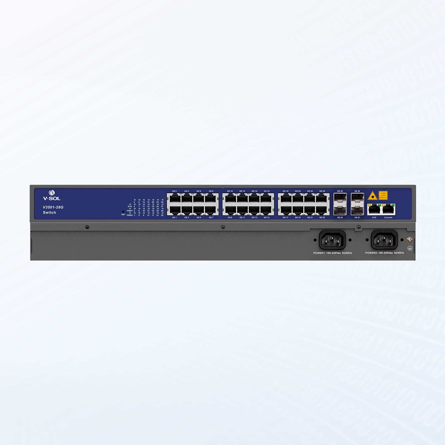 V3501-28G(-BT) — L3 Managed Ethernet Switch, vista 3