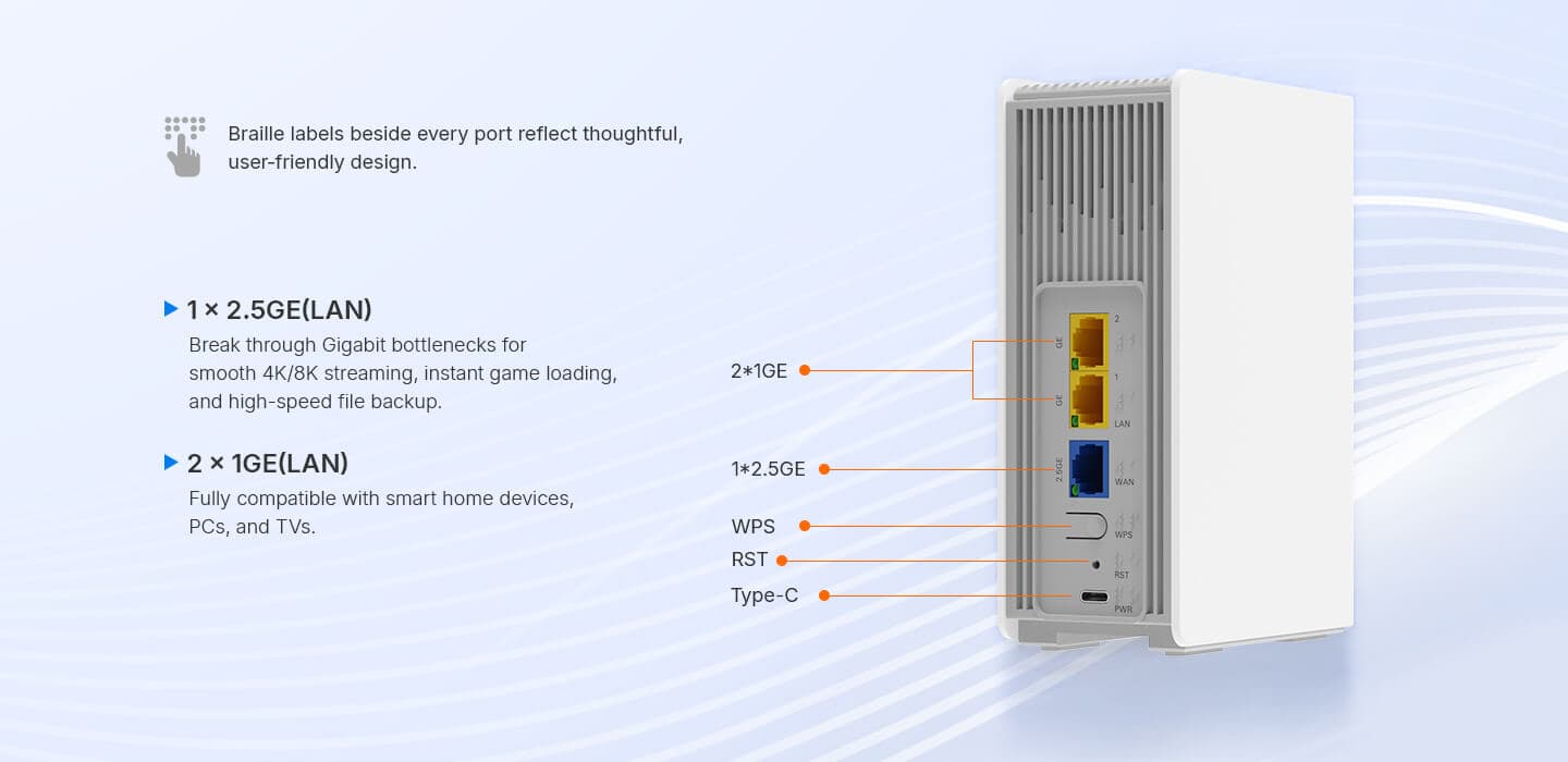 HG5073-BE36 — 2.5GE+2GE+Wi-Fi 7 Router, vista 9