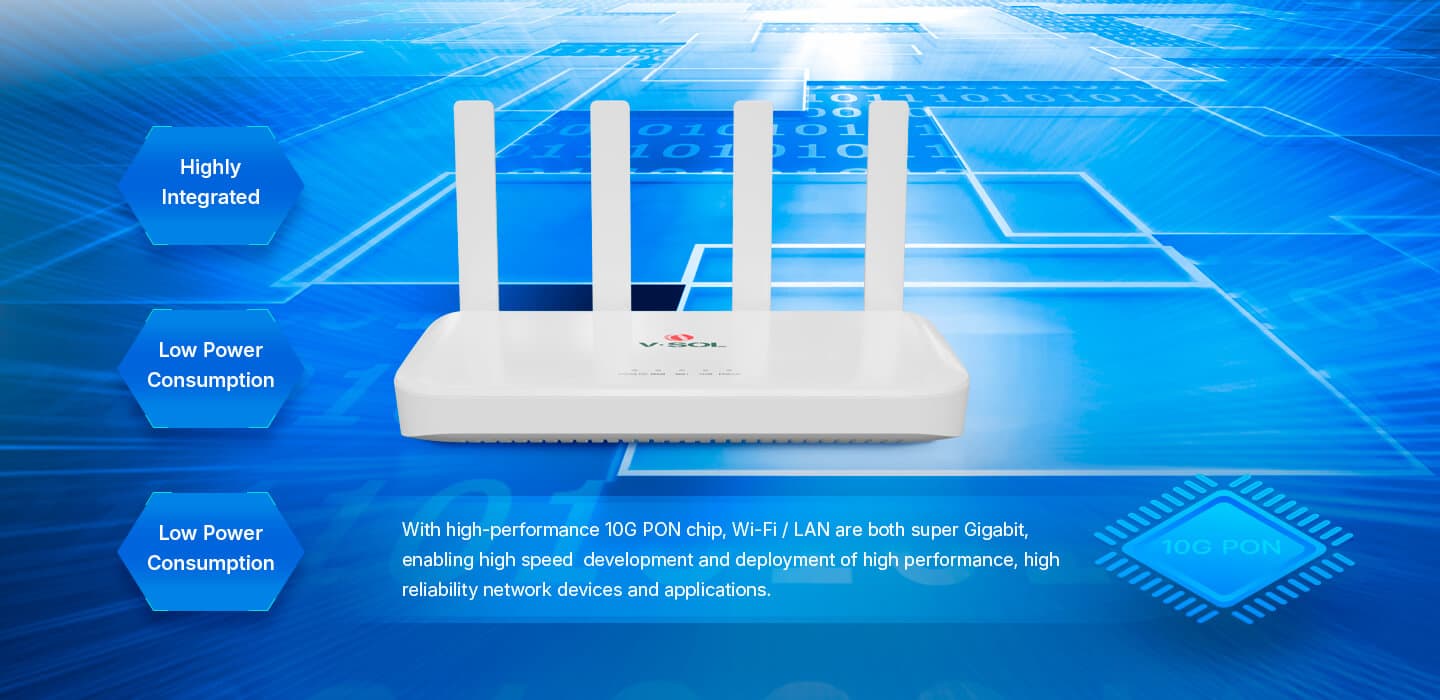 HG3110AX — 2.5GE+3GE+1POTS+1USB3.0+Wi-Fi 6 HGU ONT, vista 10