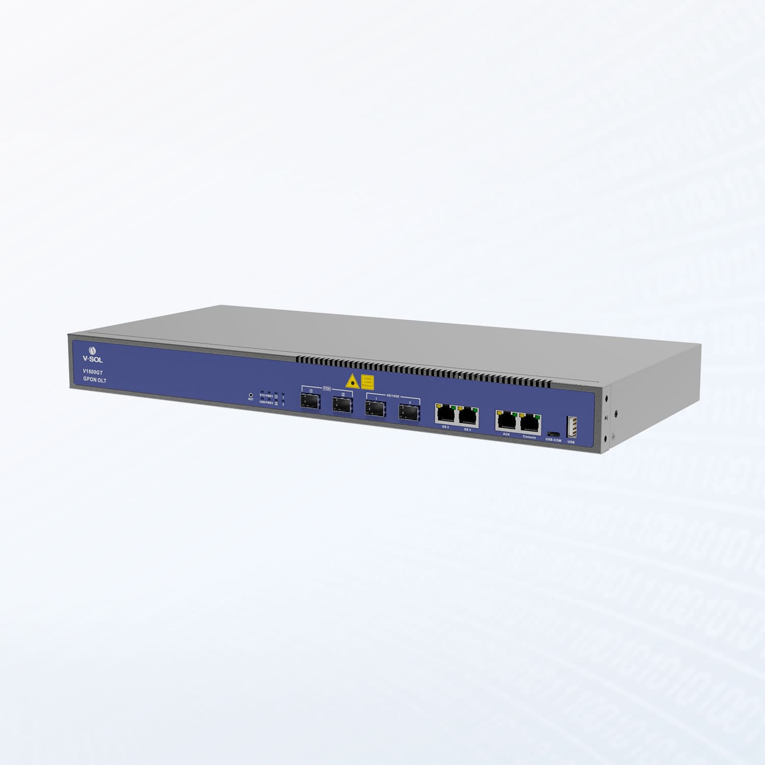 V1600GT — 2 Port GPON OLT, vista 3