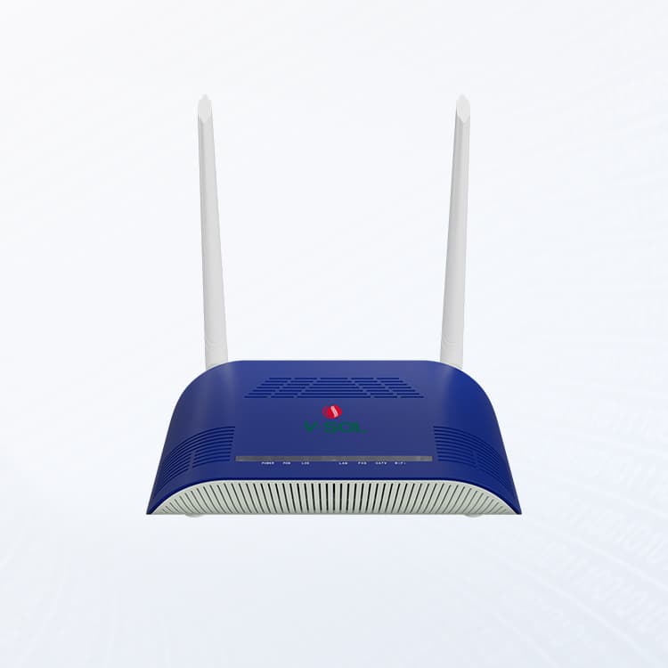 HG322WT — 1XPON+1GE+1POTS+Wi-Fi 4+CATV HGU ONT, vista 3