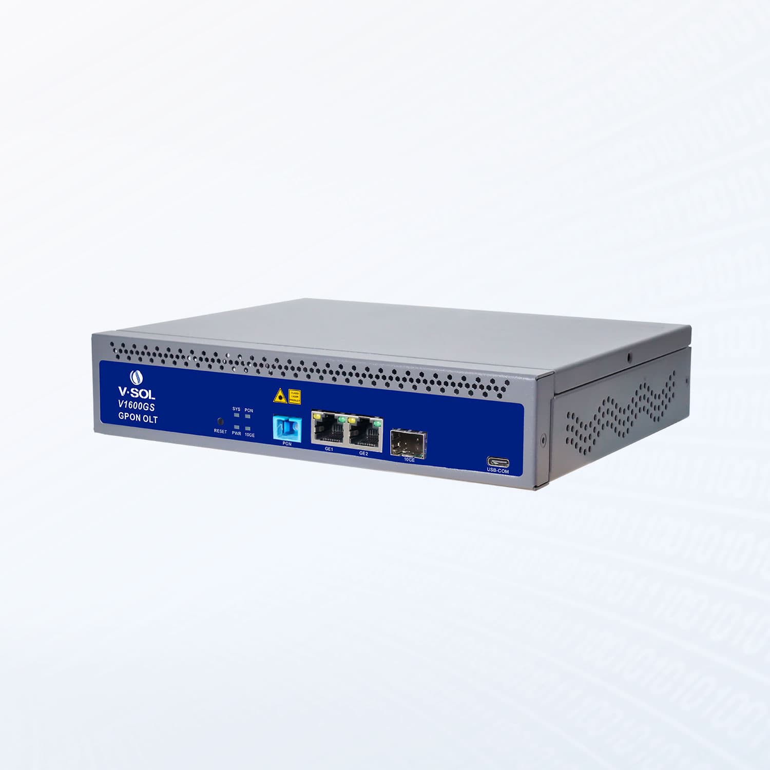 V1600GS-F/V1600GS-ZF — Single PON GPON OLT, vista 3