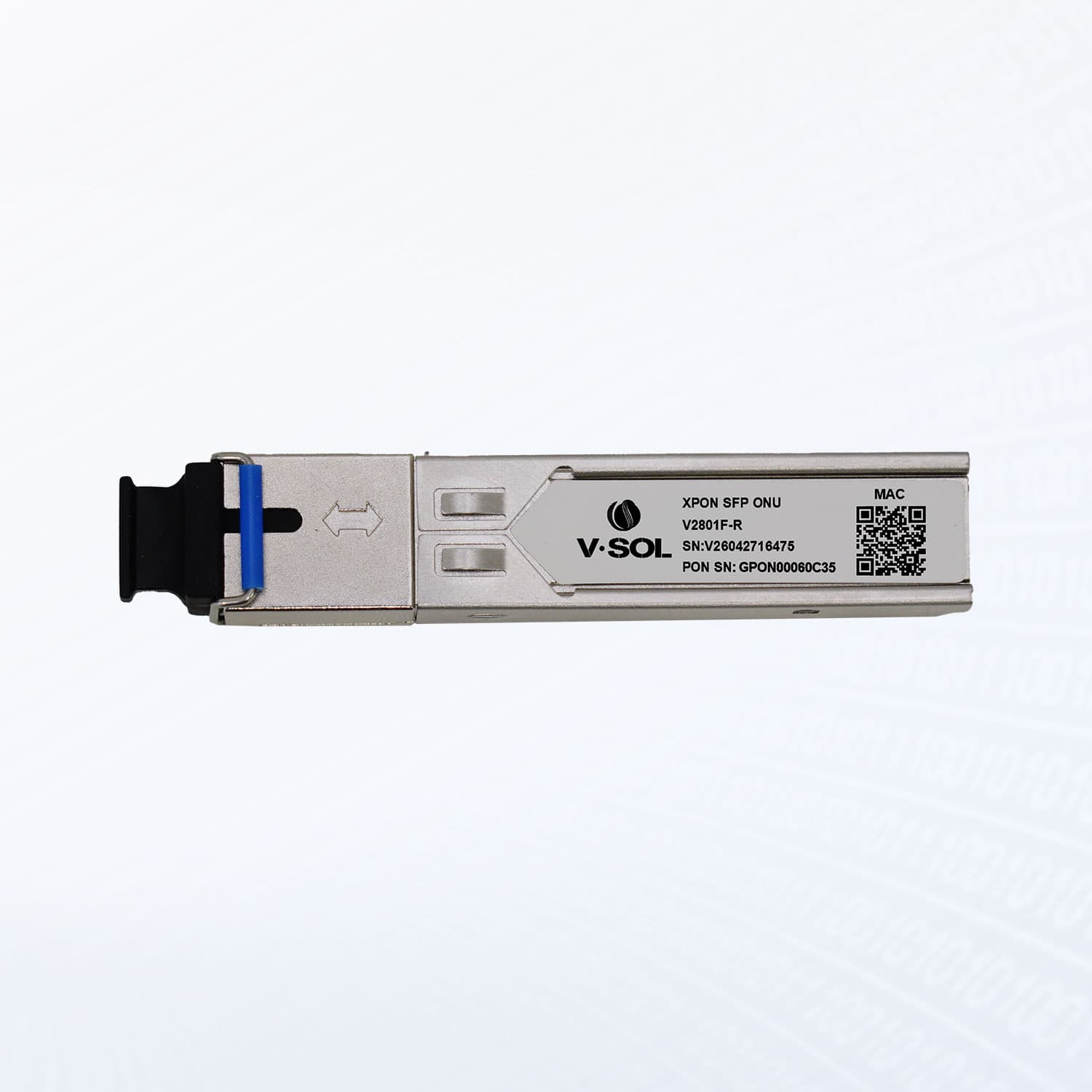 V2801F-R — 1XPON+1GE(SFP) SFP ONT, vista 5