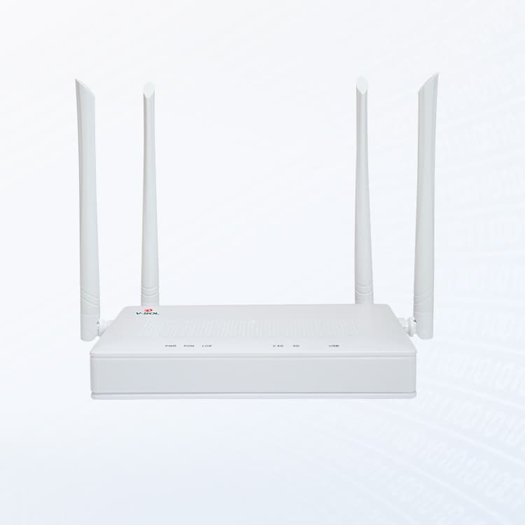 V2804AC — 1GE(WAN/LAN1)+3GE(LAN)+USB3.0+Wi-Fi 5 ONT, vista 3