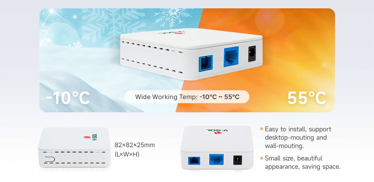 V2801Q — 1XPON+2.5GbE ONU, vista 9