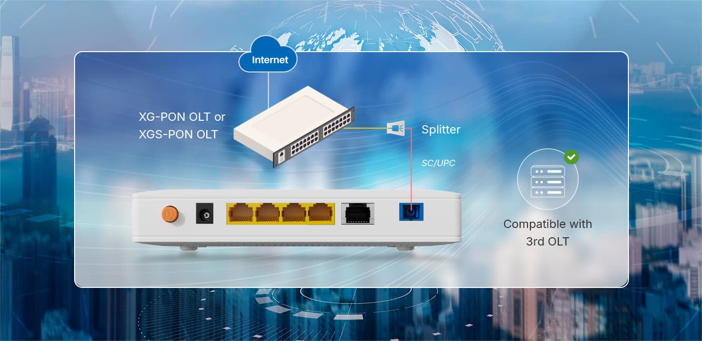 V2905H — XG(S)-PON+10GE+4GE+1USB3.0 ONT, vista 11