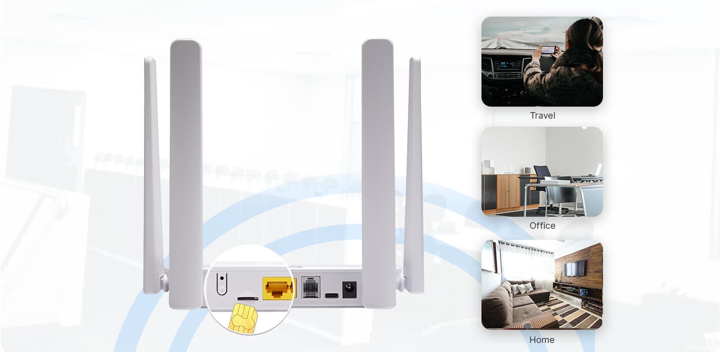 XMC1841m — High-performance LTE CAT4 CPE, vista 11