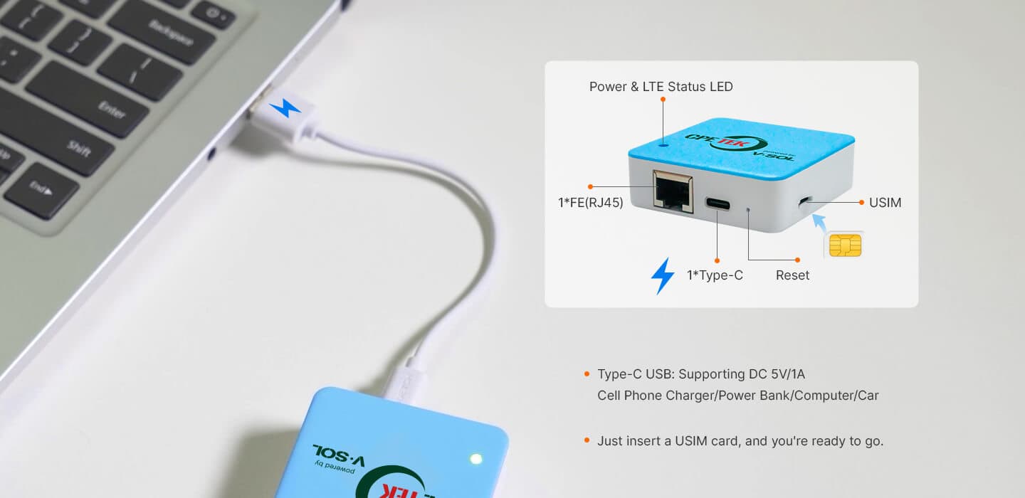XMC1842 — Mini LTE CAT4 CPE, vista 9