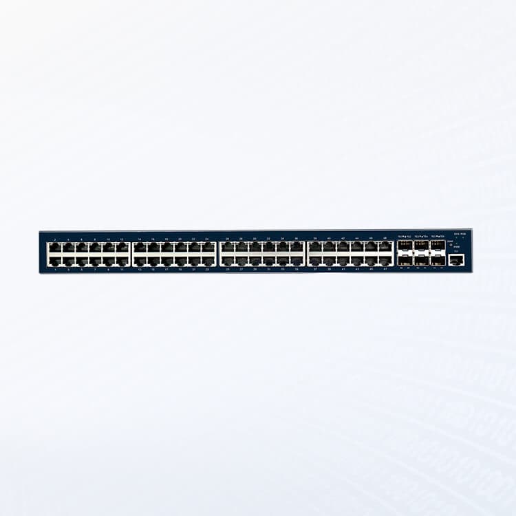 V3554-P — 48*GE(RJ45, POE)+6*10GE/GE(SFP+) Switch, vista 3