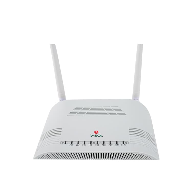 V2804RGWT — 1GE(WAN/LAN1)+3FE(LAN)+CATV+Wi-Fi 4 ONU, vista 4