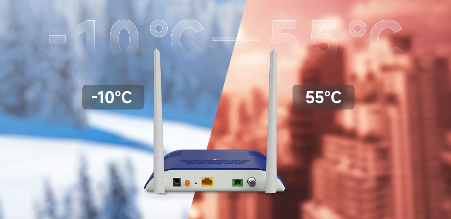 V2801WT — 1XPON+1GE+Wi-Fi 4+CATV HGU ONT, vista 7