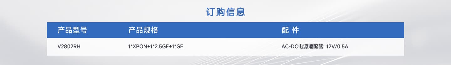 V2802RH — 1*2.5GbE+1GE ONT, vista 10