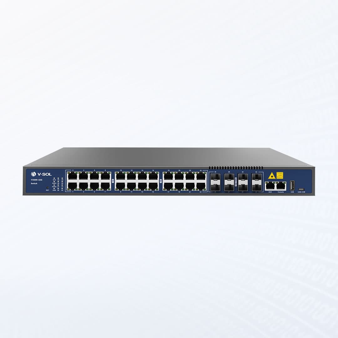 V3500-32G — L3 Managed 24-Port Gigabit Ethernet Switch