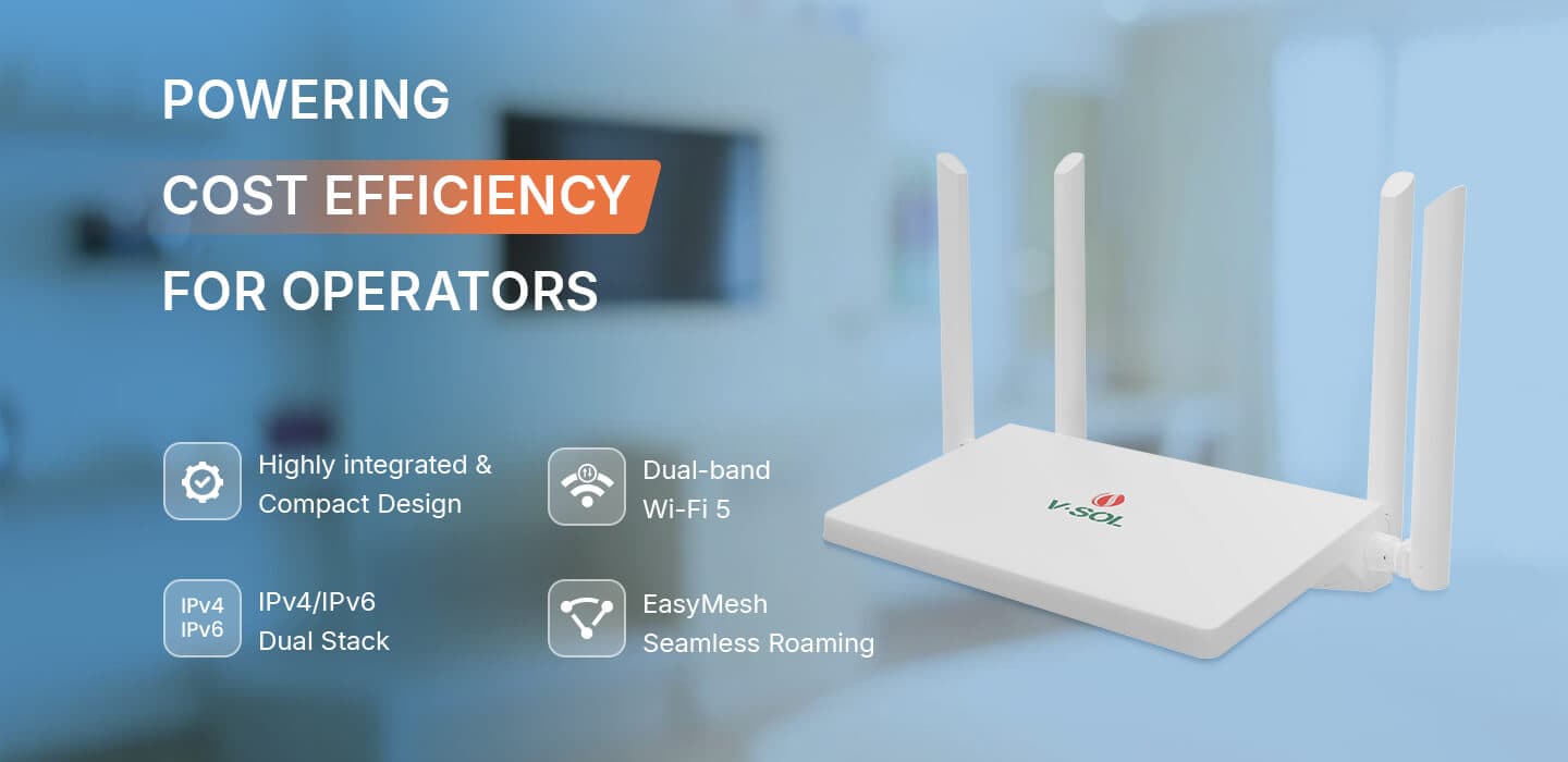 HG3610AC-1G3F — 1GE WAN+3FE LAN+Wi-Fi 5 Router, vista 5