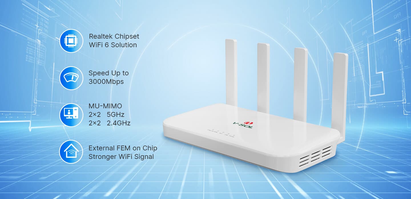 HG325AX — 1GE(WAN/LAN1)+3GE(LAN)+1POTS+1USB3.0+Wi-Fi 6 HGU, vista 5