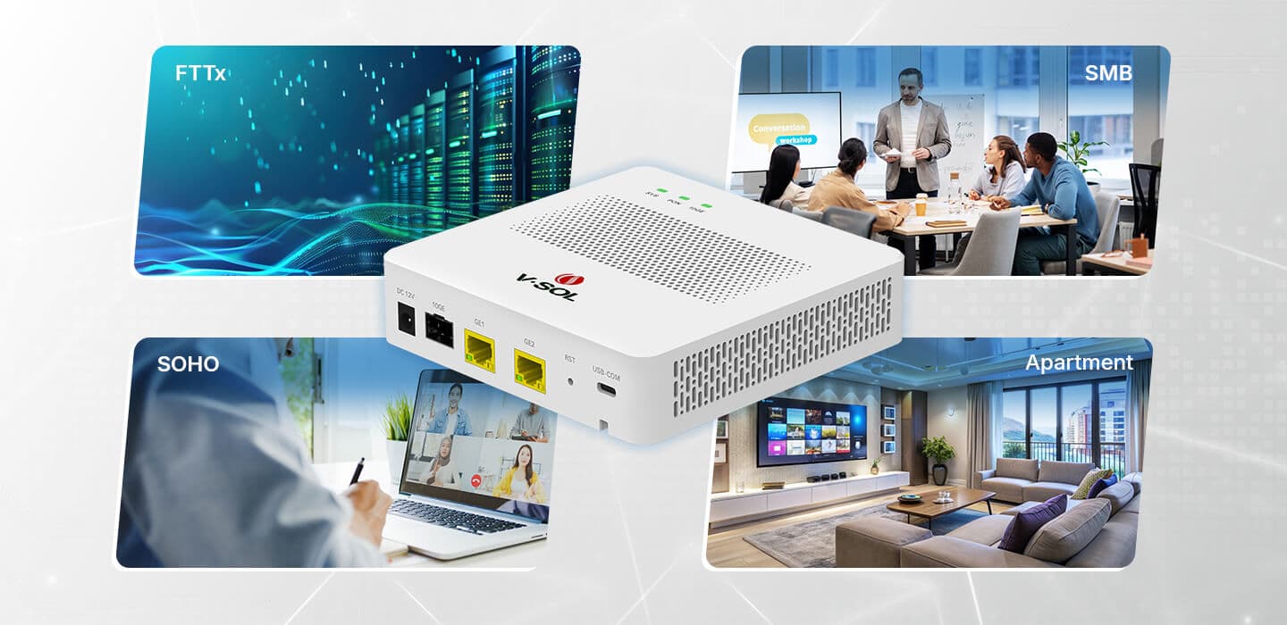 V1600GS-R — Single PON GPON OLT, vista 12