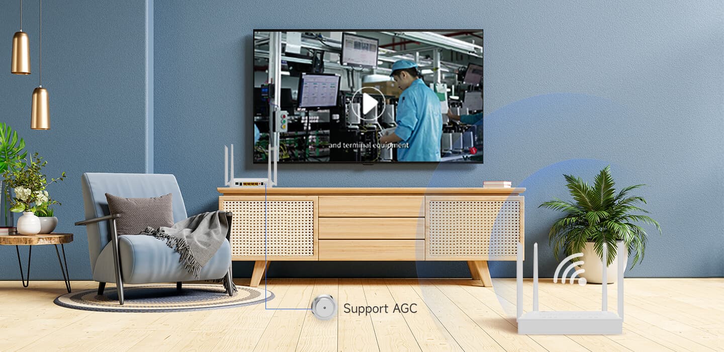 HG325ACT — 1GE(WAN/LAN1)+3GE(LAN)+1POTS+Wi-Fi 5+USB 3.0+CATV HGU, vista 12