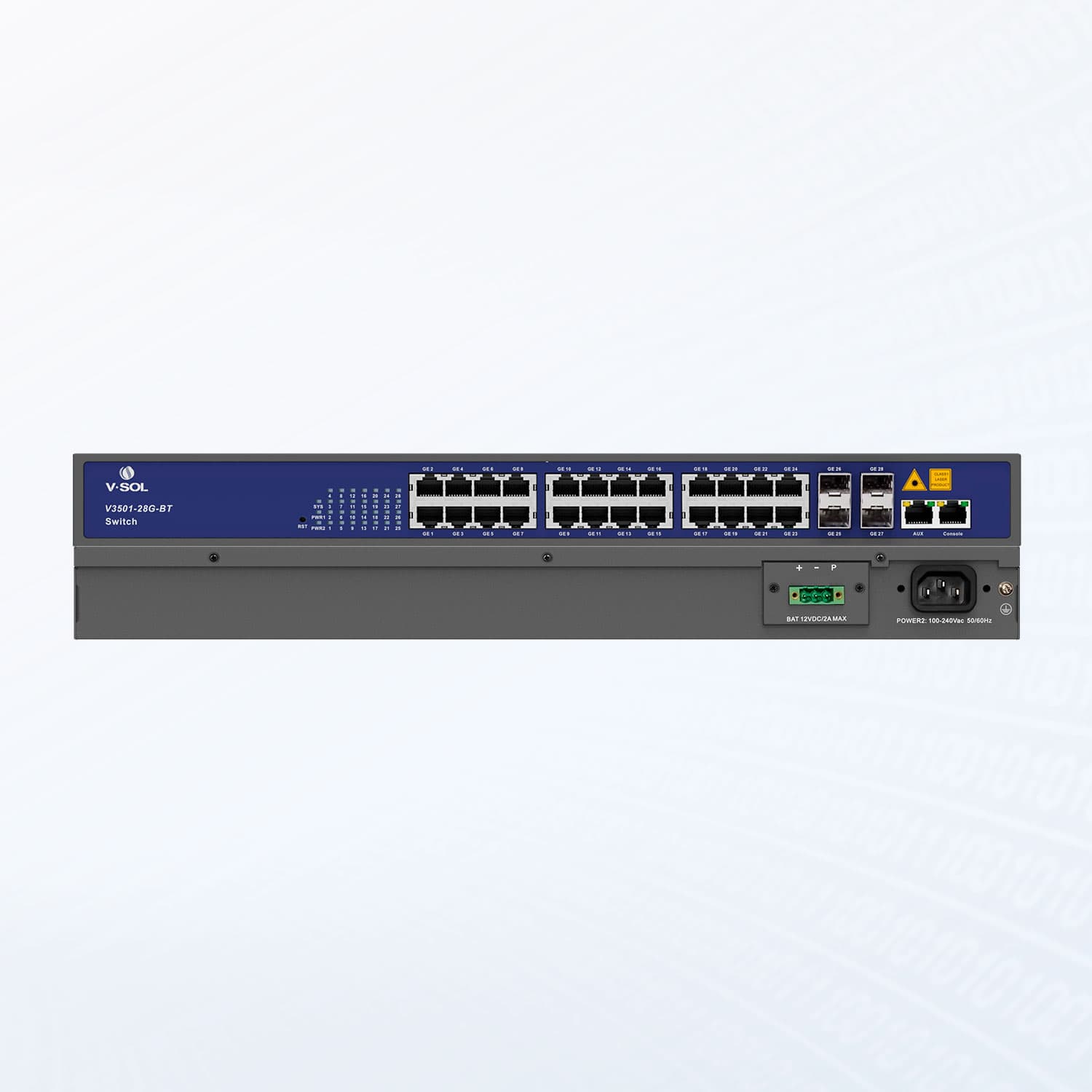 V3501-28G(-BT) — L3 Managed Ethernet Switch, vista 6