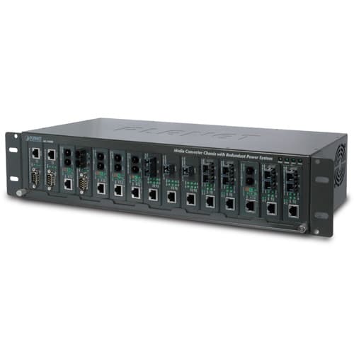 MC-1500R — 15-Slot Media Converter Chassis (AC Power)