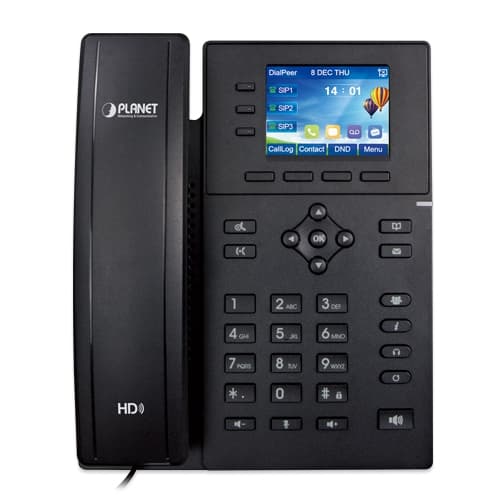 VIP-1260PT — High Definition Color PoE Gigabit IP Phone, vista 2
