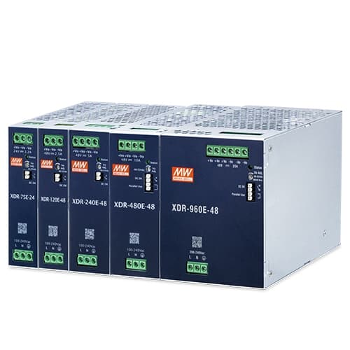 PWR-120-48/PWR-240-48/PWR-480-48/PWR-75-48/PWR-960-48 — DC Single Output Industrial DIN Rail Power Supply Units, vista 5