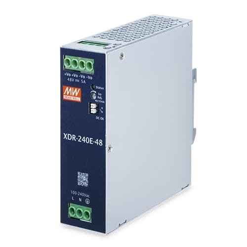 PWR-120-48/PWR-240-48/PWR-480-48/PWR-75-48/PWR-960-48 — DC Single Output Industrial DIN Rail Power Supply Units, vista 2
