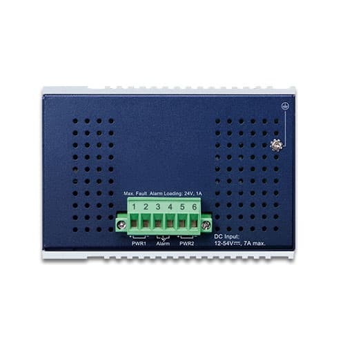 IGS-1020PTF-12V — Industrial 8-Port 10/100/1000T 802.3at PoE + 2-Port 100/1000X SFP Ethernet Switch w/ 12V Booster, vista 3