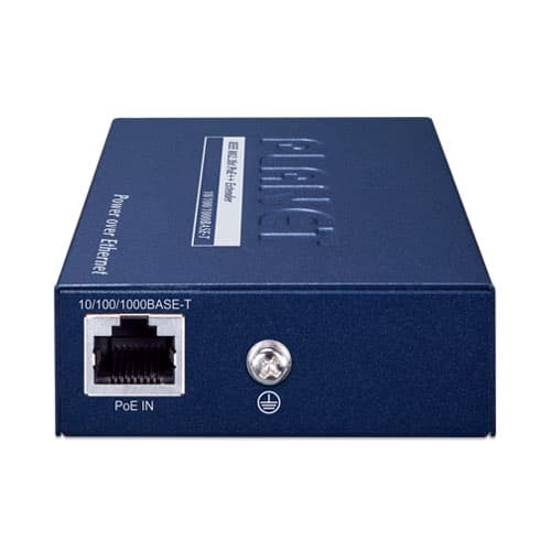 POE-E301 — 1-Port 802.3bt to 1-Port 802.3bt Gigabit PoE++ Extender, vista 3