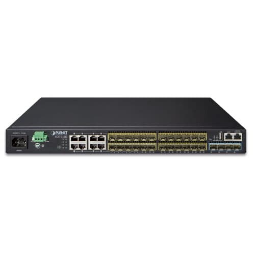 XGS3-24242 — Layer 3 24-Port 100/1000X SFP + 8-Port Shared TP + 4-Port 10G SFP+ Stackable Managed Switch (100~240V AC, 36-75V DC), vista 2