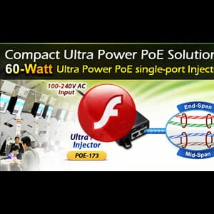 POE-173 — 60-Watt Ultra Power over Ethernet Injector, vista 4
