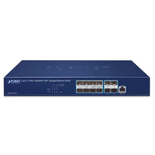 XGS-6311-12X — Layer 3 12-Port 10GBASE-X SFP+ Managed Ethernet Switch, vista 2