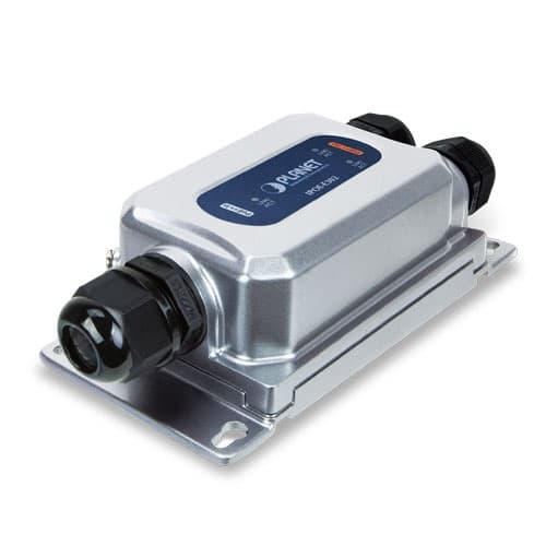 IPOE-E302 — Industrial IP67 1-Port 802.3bt PoE++ to 2-Port 802.3at/bt PoE++ Extender