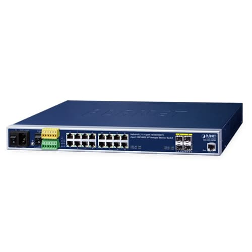 IGS-5225-16T4S — Industrial L2+ 16-Port 10/100/1000T + 4-Port 100/1000X SFP Managed Ethernet Switch