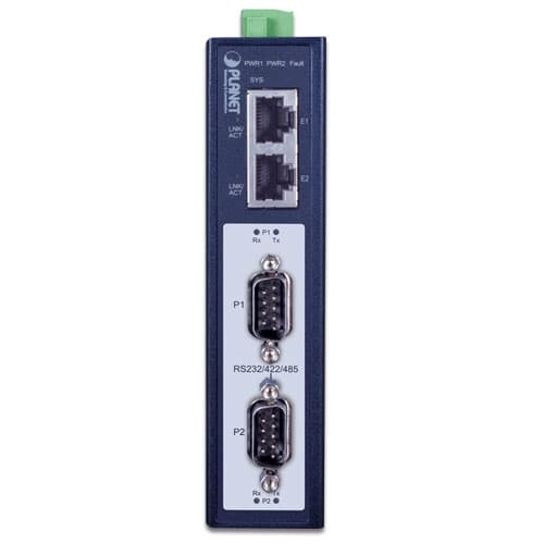 IMG-2200T — Industrial 2-Port RS232/422/485 Modbus Gateway, vista 2