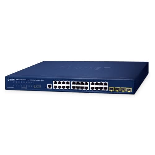GS-4210-24T4S / GS-4210-24T4SR — 24-Port 10/100/1000T + 4-Port 1G/2.5G SFP Managed Ethernet Switch, vista 4