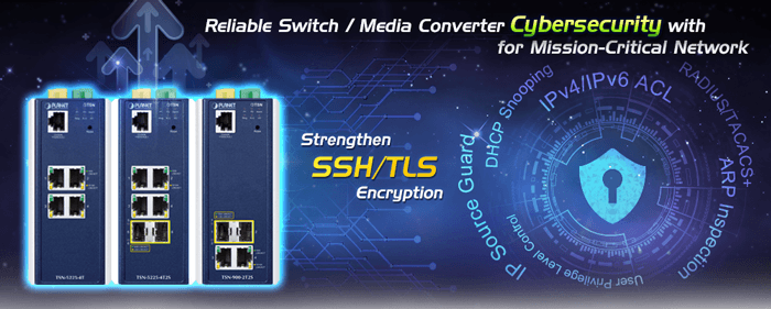 TSN-5225-4T — Industrial L2+ 4-Port 10/100/1000T Managed TSN Ethernet Switch, vista 7