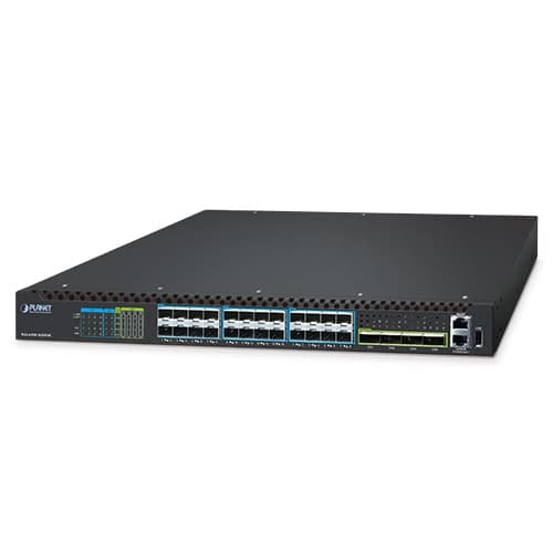 XGS-6350-16X8Y4C — Layer 3 16-Port 10G SFP+ + 8-Port 25G SFP28 + 4-Port 100G QSFP28 Managed Ethernet Switch