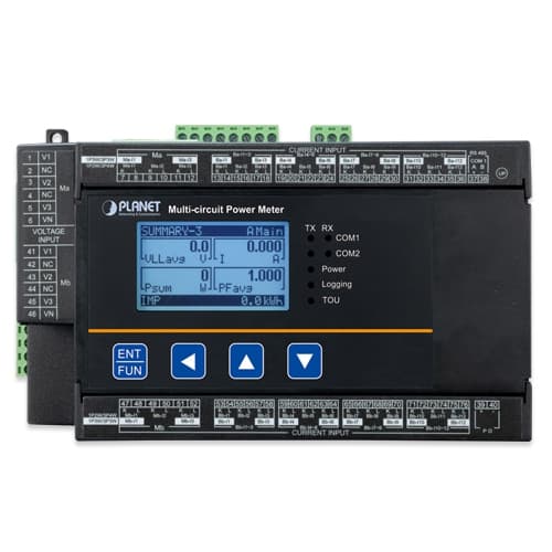 SPM-D05 / SPM-D05E / SPM-D10 / SPM-D10E — DIN-rail 5-/10-circuit Modbus Smart Power Meter, vista 10