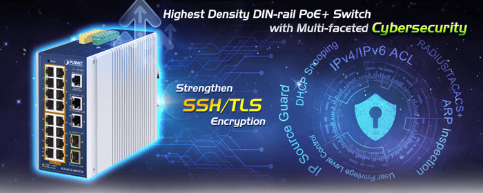 IGS-4215-16P2T2S — Industrial 16-Port 10/100/1000T 802.3at PoE + 2-Port 10/100/1000T + 2-Port 100/1000X SFP Managed Ethernet Switch, vista 5