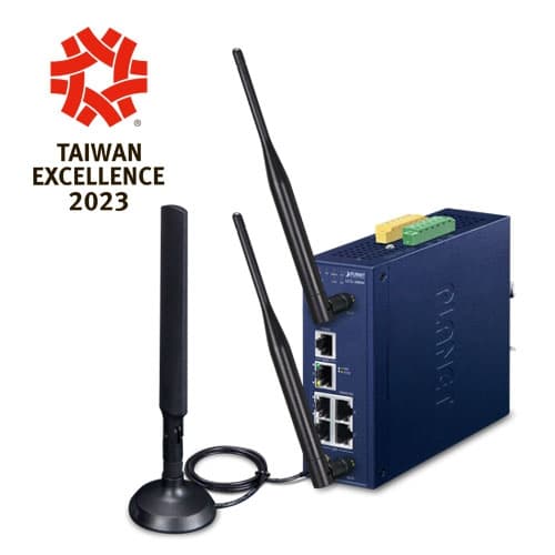 LCG-300W — Industrial LoRaWAN Wireless Gateway with 5-Port 10/100/1000T