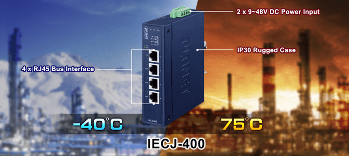 IECJ-400 — Industrial 4-Port EtherCAT Junction Slave, vista 7