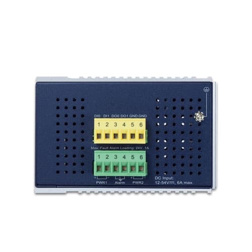 IGS-5225-8P4S-12V — Industrial L2+ 8-Port 10/100/1000T 802.3at PoE + 2-Port 100/1G SFP + 2-Port 100/1G/2.5G SFP Managed Ethernet Switch w/ 12V Booster, vista 3