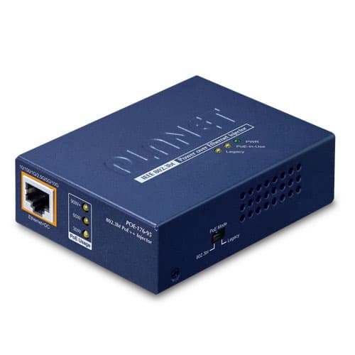 POE-176-95 — Single-Port 10Gbps 95-watt 802.3bt PoE++ Injector